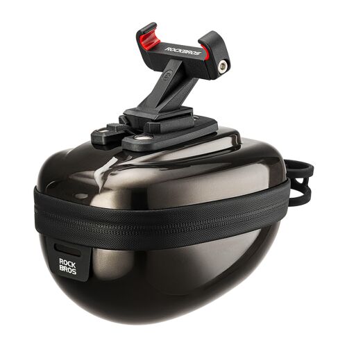 Torba rowerowa sztywna kufer podsiodłowy hard shell 0.4l - czarna 144550245