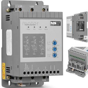 Lágyindító motorok finom indításához 3 A 1,5 kW 400 / 100-240 V 144550854 - Villanymotor