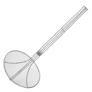 Rozsdamentes acél szűrő bő olajban sütéshez, 180 mm átmérőjű - Hendi 640500