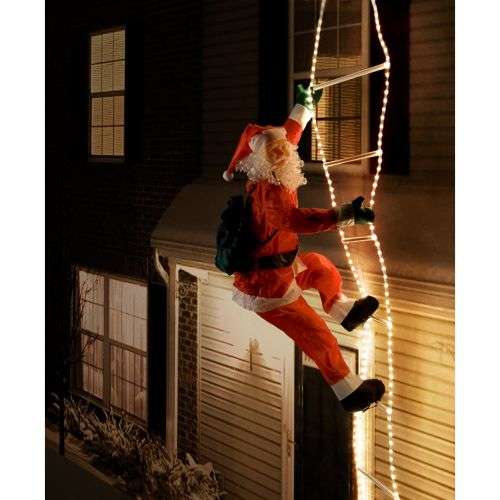 Karácsonyi dísz - Santa Claus létrán - 240cm 30427365
