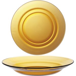 Duralex LYS AMBER mélytányér narancssárga 230 x 35 mm - 6 darabos készlet 144556050 - Tányér