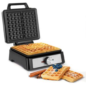 Gofrisütő 2 gofrival, 1600 W, rozsdamentes acél, teljesítményszabályozás, Teesa 144556198 - Gofrisütő