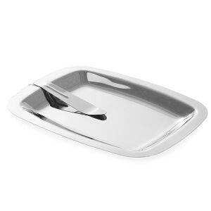 Rozsdamentes acél bankjegytartó tálca, 3 darabos készlet - Hendi 595206