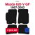 BASIC fekete velúr szőnyegek: Mazda 626 V GF kombi, liftback, szedán (1997-2002) 144560916