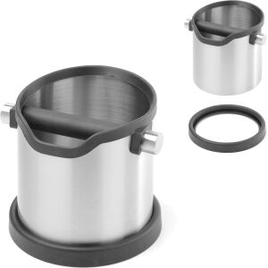 Kávézacc tartó kopogtató, kerek, acél 144562202 - Kávéfőző kiegészítő