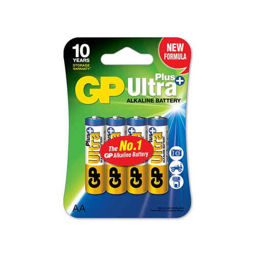 ULTRA+ ALKÁLI ELEM AA LR6 1.5V 4 DARAB - GP15AUP-U4