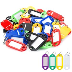Identyfikatory breloki zawieszki do kluczy 100 szt. mix kolorów 144566061 - Kulcscímke