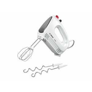 Bosch | Kézi mixer | MFQ22100 CleverMixx | Kézi mixer | 375 W | Sebesség: 4 | Turbó üzemmód | Fehér/sötétszürke 144568572 - Kézi aprító, Kézi mixer, Gyümölcscentrifuga és préselő és Elektromos tésztagép
