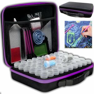 Akcesoria do haftu diamentowego diamond painting w walizce - zestaw