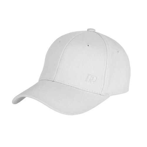 Rebel Active fehér baseball sapka logóval, ferde nézet - Rebel