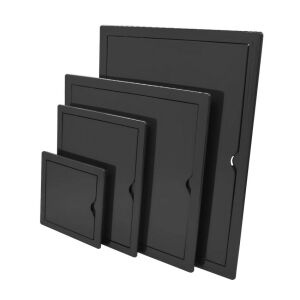 MŰANYAG KUTATÓAJTÓ ABS 100*150MM GRAFIT SZÍNŰ - RX 02-815AGR