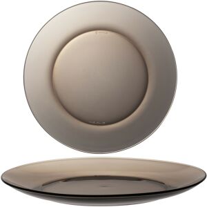 Duralex LYS SEPIA barna tányér 235 x 20 mm - 6 darabos készlet 144583266 - Tányér