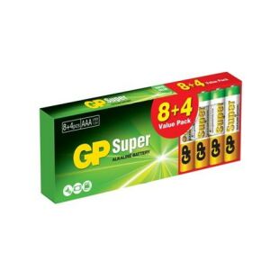 Szuper alkáli elem AAA LR3 1.5V 12 db - GP24A-U12
