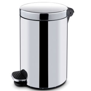 Acél hulladékgyűjtő betéttel, lábbal működtethető, 5L - Hendi 691311