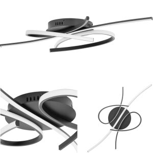 Modern LED mennyezeti lámpa távirányítóval - összefonódó vonalak 144597563 - Mennyezeti lámpa