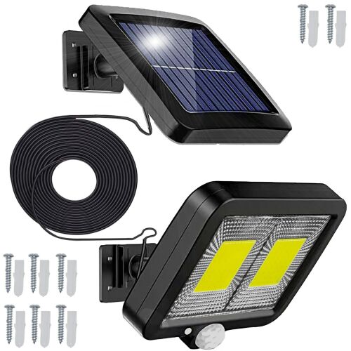 Lampa solarna zewnętrzna z czujnikiem ruchu 108 LED 2200 W 144602225