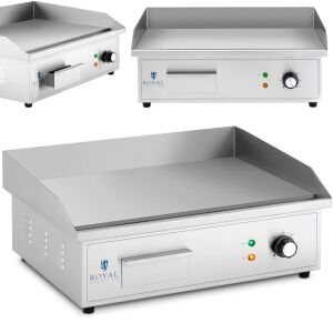 Elektromos grill, sima grilllap, 530 x 350 mm, 3000 W 144606092 - Asztali grillsütő