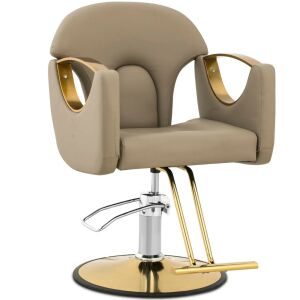 BARTON fodrászszék lábtartóval - bézs 144609917 - Fodrászat & Kozmetika