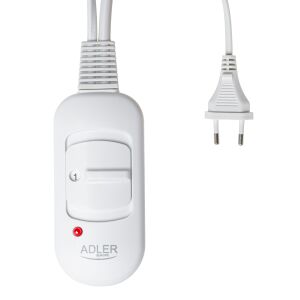 Adler Super Soft Electric Heating Pad | AD 7444 | Number of heating levels 2 | Number of persons 1 | Washable | Remote control | 80 W | Pink 144613405 - Elektromos ágymelegítő