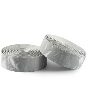 Owijka na kierownicę rowerową z PU wzór Velour - szara