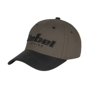 Rebel Active baseballsapka, fekete és barna, S-es méret