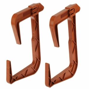 2x Virágcserép és erkélyláda tartó, barna akasztó 144623340 - Balkonláda