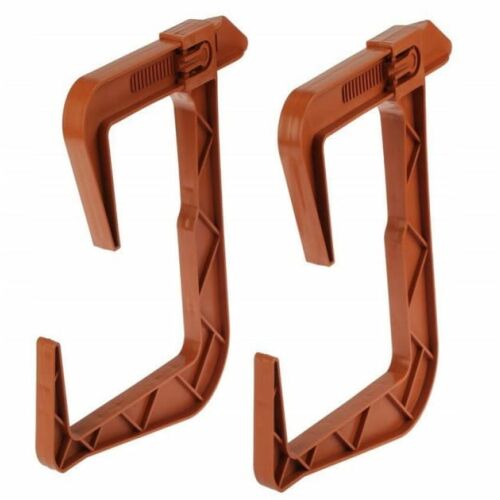 2x Virágcserép és erkélyláda tartó, barna akasztó 144623340