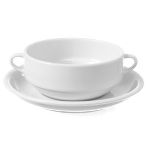 OPTIMA fehér porcelán levestartó 380ml 12 darabos készlet - Hendi 770924 144626042 - Tálalás