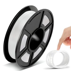 Filament wkład do drukarki 3D długopisu 3D PLA 1,75 mm 68 m - biały