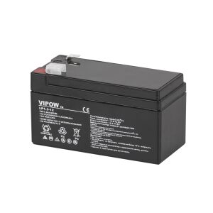 Vipow 12V/1.3Ah zselés akkumulátor 144631192 - Akkumulátor
