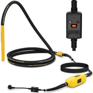 Vibrációs betontömörítő, 5 m hosszú, fej 40 cm x 34 mm, 2000 W 144632550 - Építkezés & Felújítás