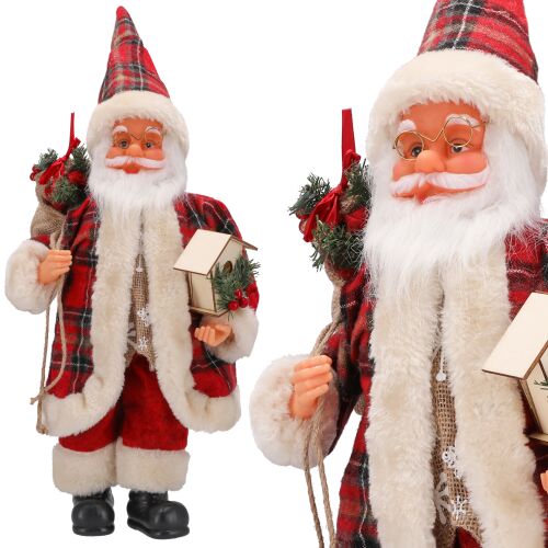 Mikulás karácsonyi figura NAGY skandináv