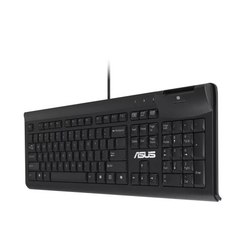 Asus KU100 vezetékes billentyűzet - ferde nézet - Billentyűzet