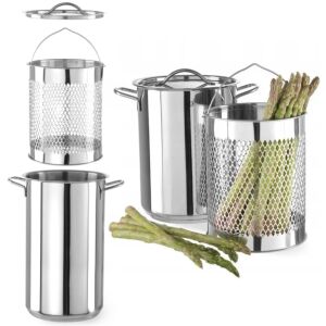 Spárga- és tésztafőző edény betéttel és fedővel XL 5,5 l - Hendi 833100 144640346 - Konyha & Étkezés