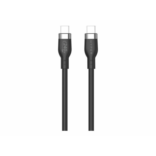 Fekete USB-C kábel Apa 24 tűs USB-C 2 m Apa 24 tűs USB-C 144642996