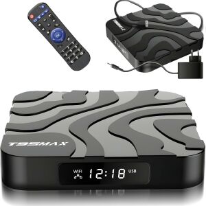 Przystawka odtwarzacz multimedialny do telewizora Smart TV BOX 6 K Wi-Fi PILOT