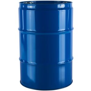 Beczka stalowa metalowa TH 216,5L z rowkami  otwory 3/4'' i 2'' w wieku  - granatowa 144648434 - Hordó