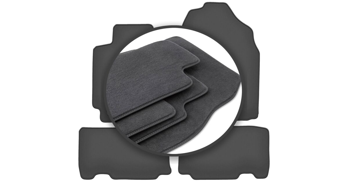 J&J AUTOMOTIVE | 3D Tappeti Tappetini Per Auto In TPE Gomma Premium Su Misura Per Rav4 4 2013-2018, Bordo di 4cm, Nero, Inodore, Set 4 Pz