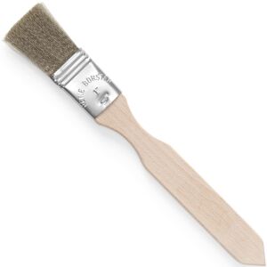 Konyhai zsírzó kefe, rozsdamentes acélsörtékkel, keskeny, 25x200mm - HENDI 515389