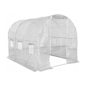 Kerti fóliaalagút 300 x 200 x 200 cm, átlátszó UV-12 fóliával 144658663 - Üvegház