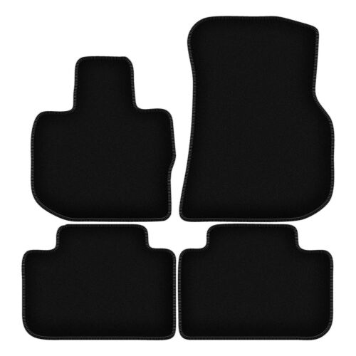 BASIC fekete velúr szőnyegek a következőkhöz: BMW iX3 G08 SUV (2021-) 144658676