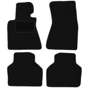 Fekete velúr szőnyegek a következő modellekhez: BMW 7 E66 szedán hosszú (2001-2008)