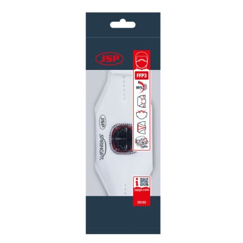 JSP MASKA PRZECIWPYLOWA SPRINGFIT, ZAWÓR TYPHOONE 435ML FFP3V 144663228