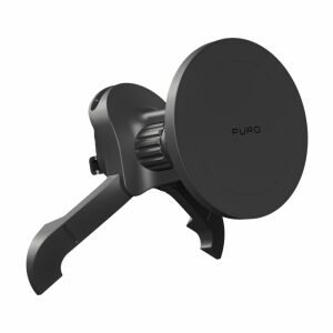 Uchwyt samochodowy magnetyczny do smartfona na kratkę regulowany MagSafe - czarny 144664888 - Puro