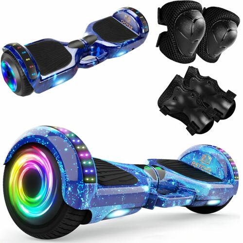 Deskorolka elektryczna Hoverboard z głośnikiem Bluetooth światłem LED 10'' 144665404