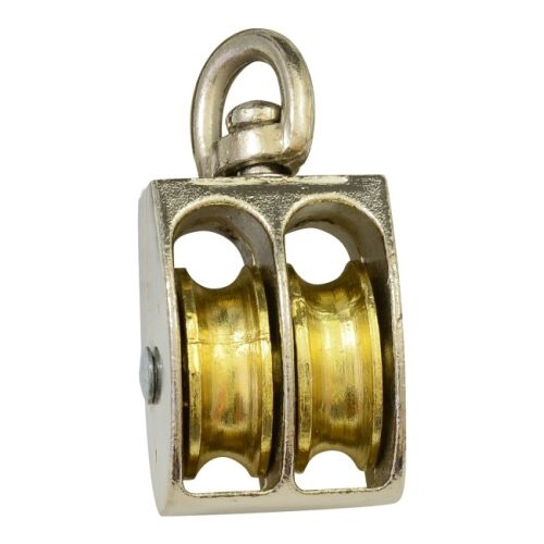 DUPLA NIKKELEZETT KÖTÉLBLOKK 30 CM - BL1 POD 144668549