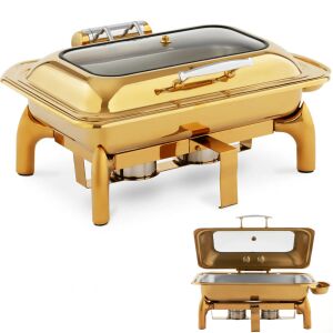 Büfé ételmelegítő pasztához ablakkal GN 1/1 9 l - arany 144669244 - Konyhai eszköz