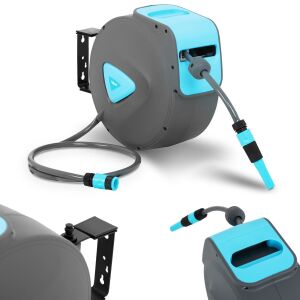 Automatikus fali kerti tömlődob 15m + 1,5m 1/2'' 144670925 - Tömlőkocsi