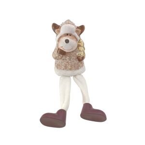 Lógólábú kerámia szarvas figura – 18 cm