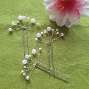 ESKÜVŐ HAD49 - Menyasszonyi fehér gyöngyös hajtű, hajdísz 144516297 - Hajtű